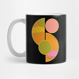 Bright vibrant modern earth tones colors unique original contemporary art 372 Abstract Mug